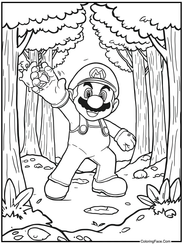 Hero throwing fire ball