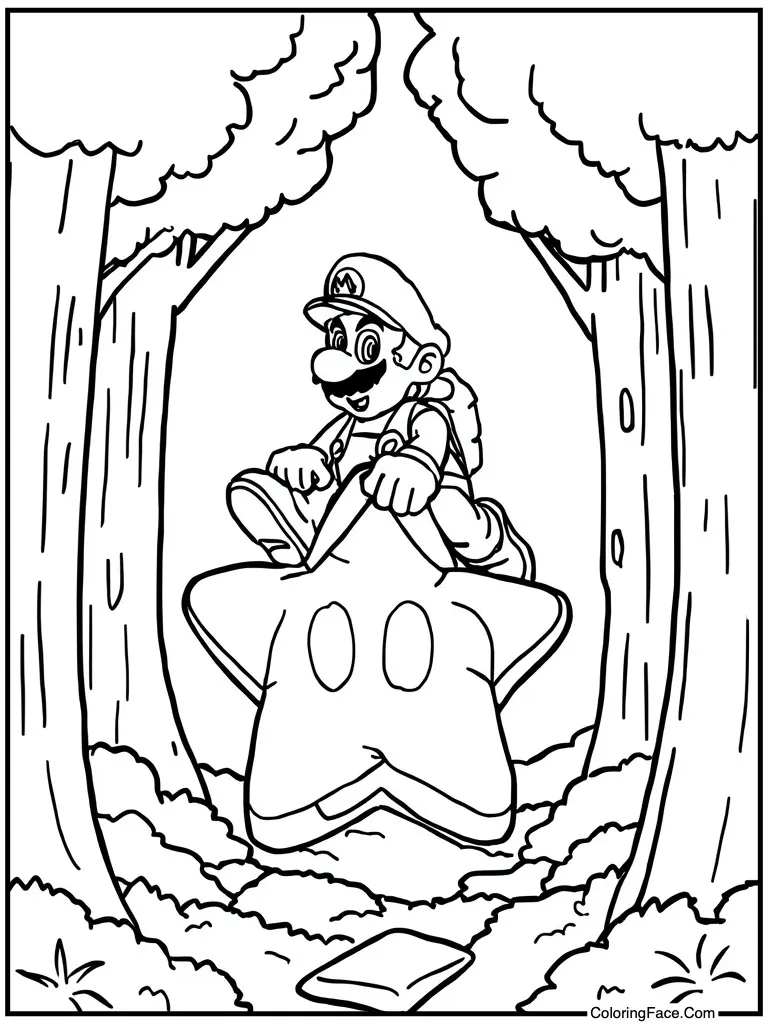 Hero riding yellow star