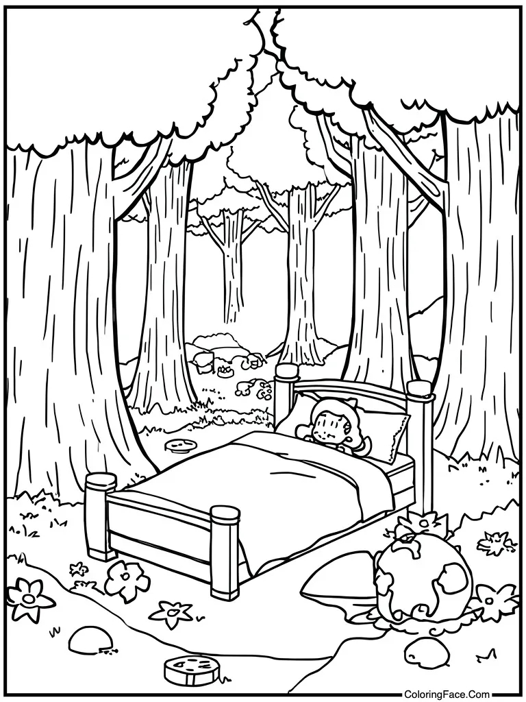 Dream world sleepy bed