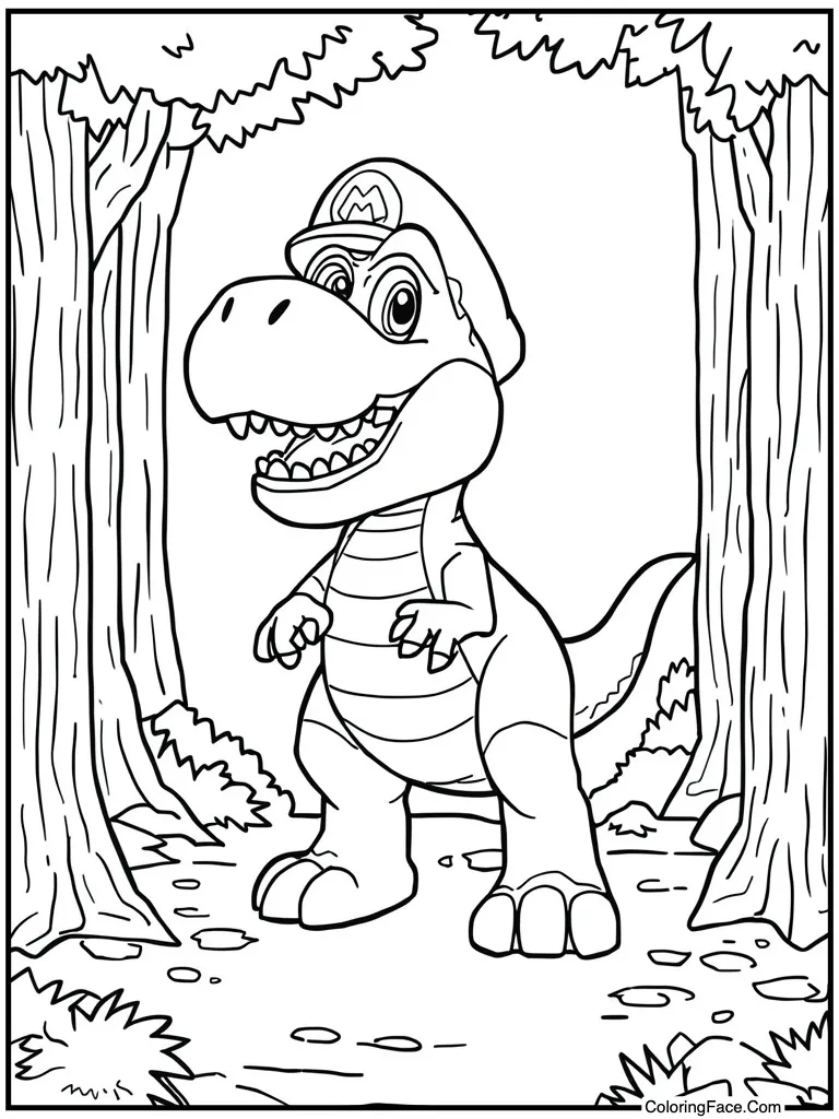 Becoming a t-rex dino