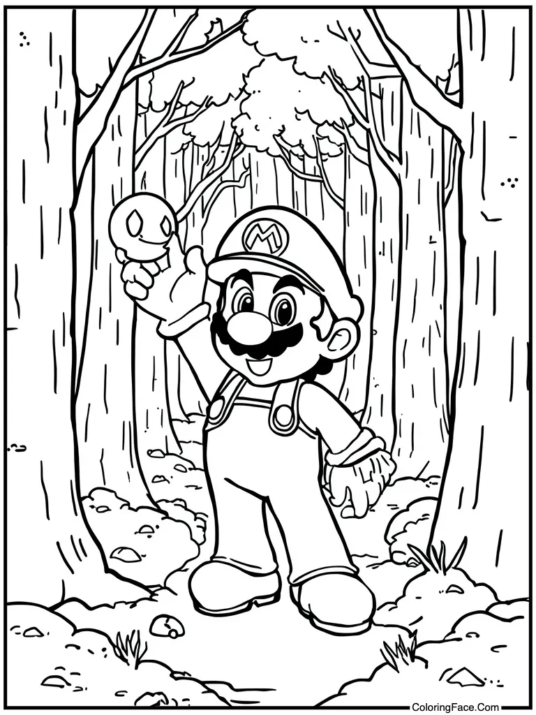 Collecting power moon items