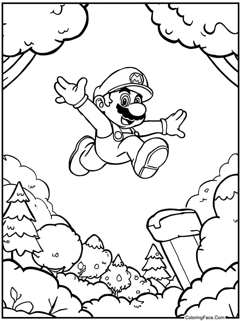 Spin jump galaxy move