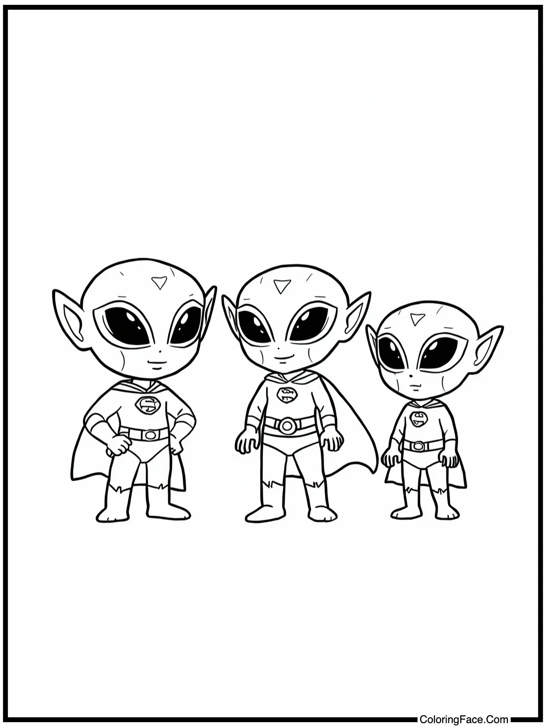 meeting friendly aliens.