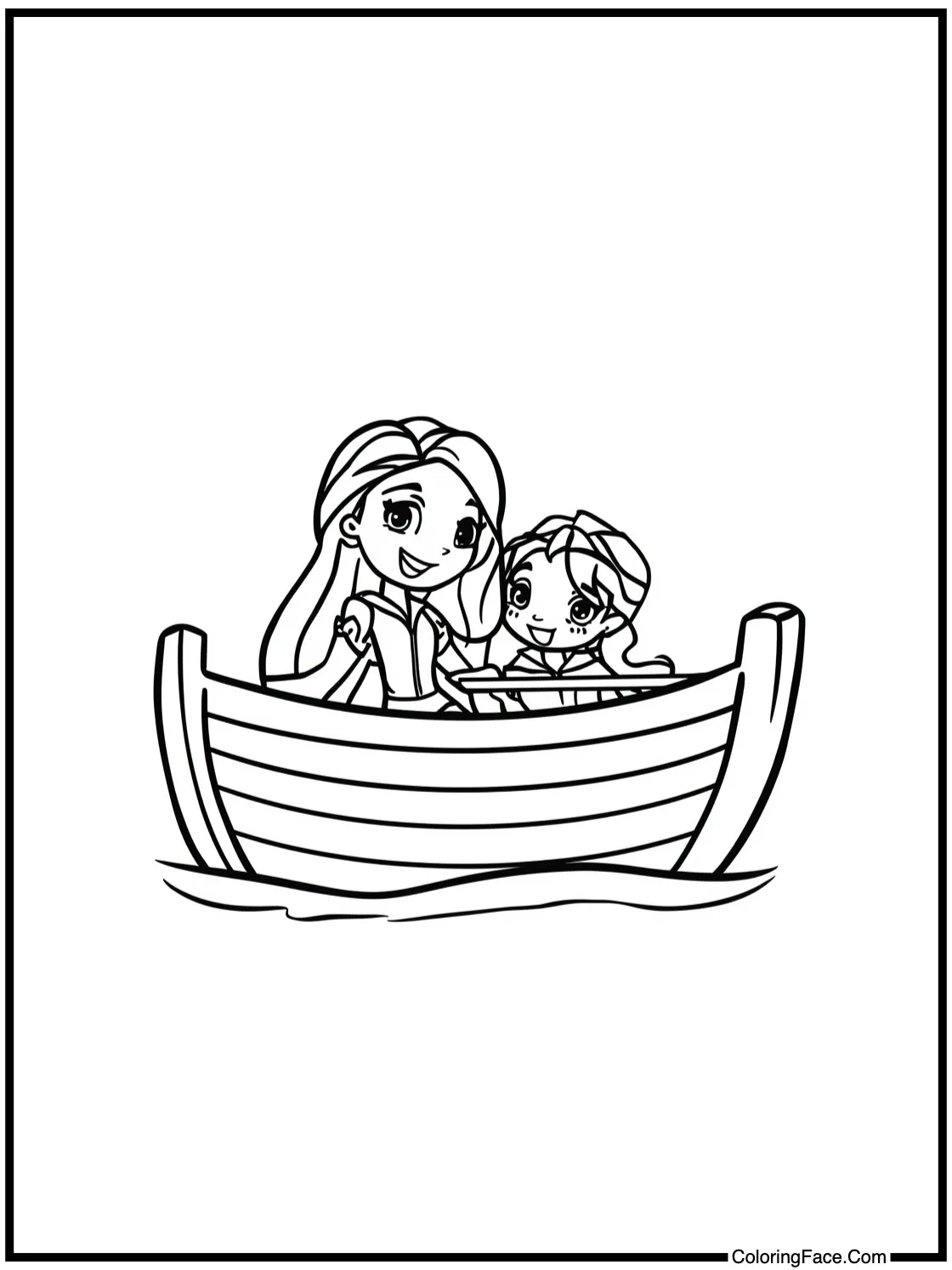 Enjoying a boat ride.