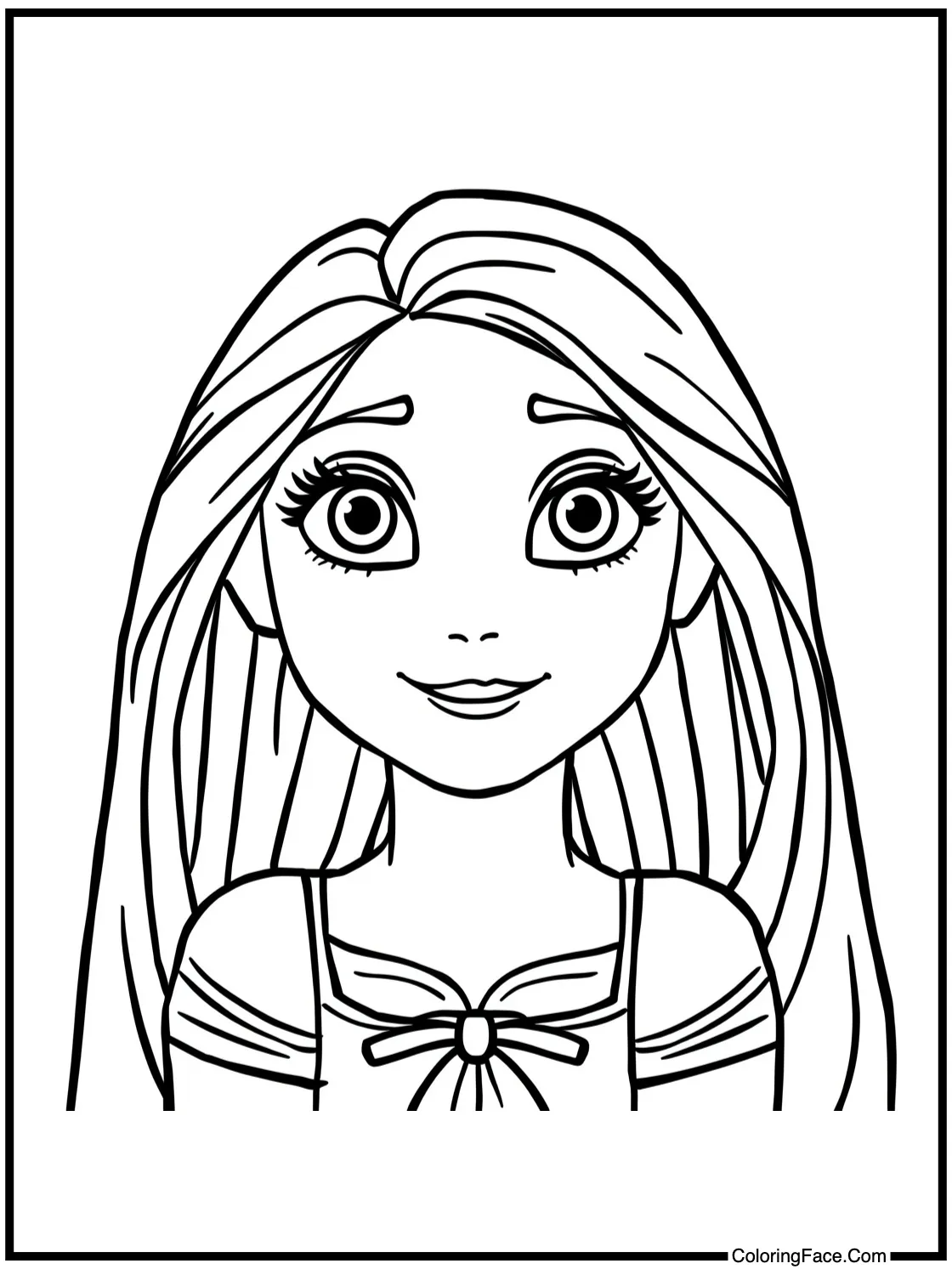 Painting a portrait.