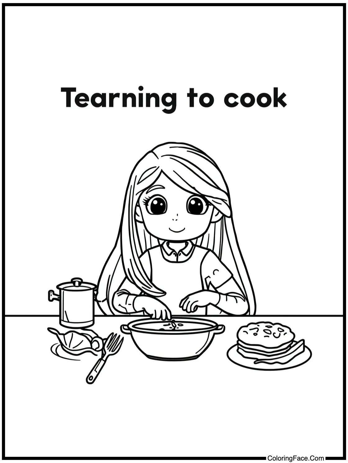 Learning to cook.