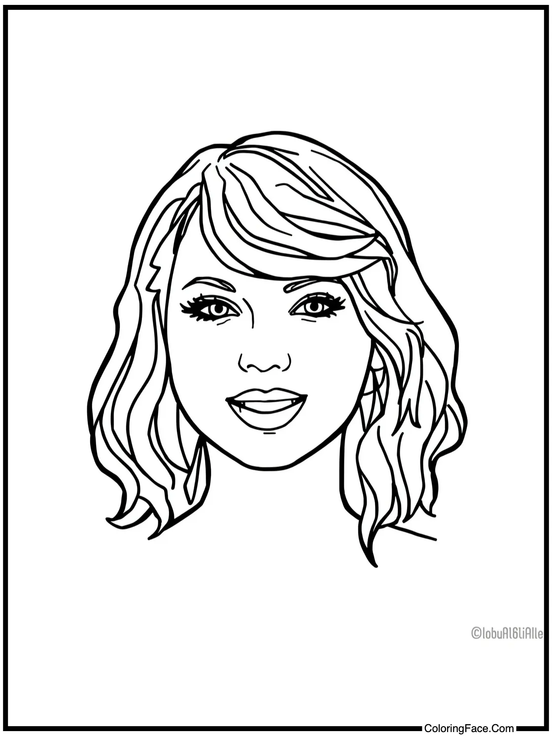 with a happy expression