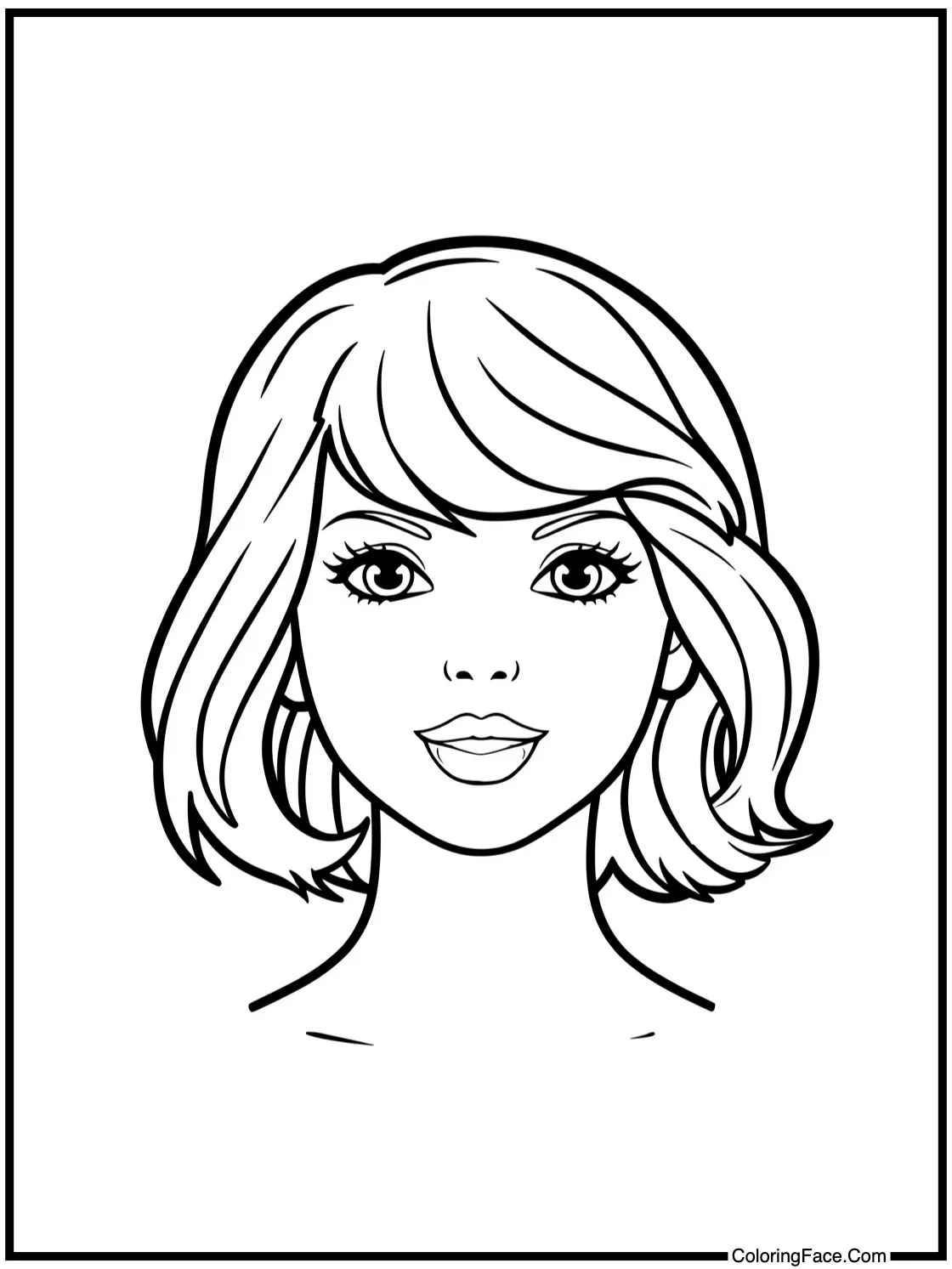 with a charming smile