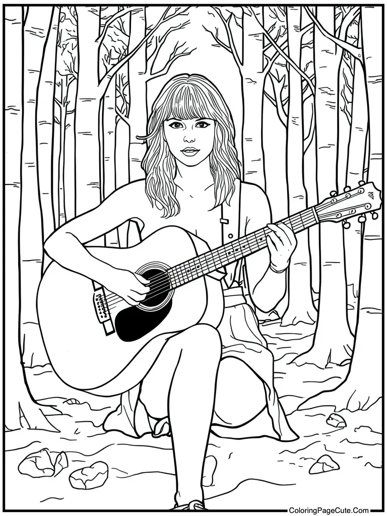 Strumming acoustic guitar song