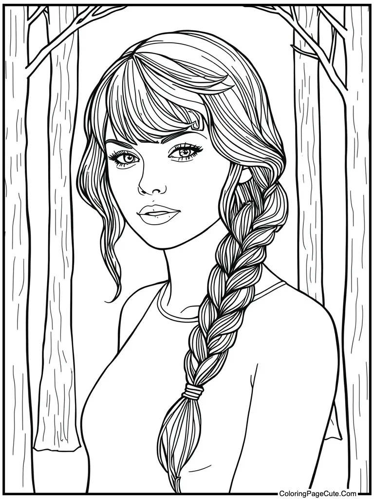 French braid messy hair