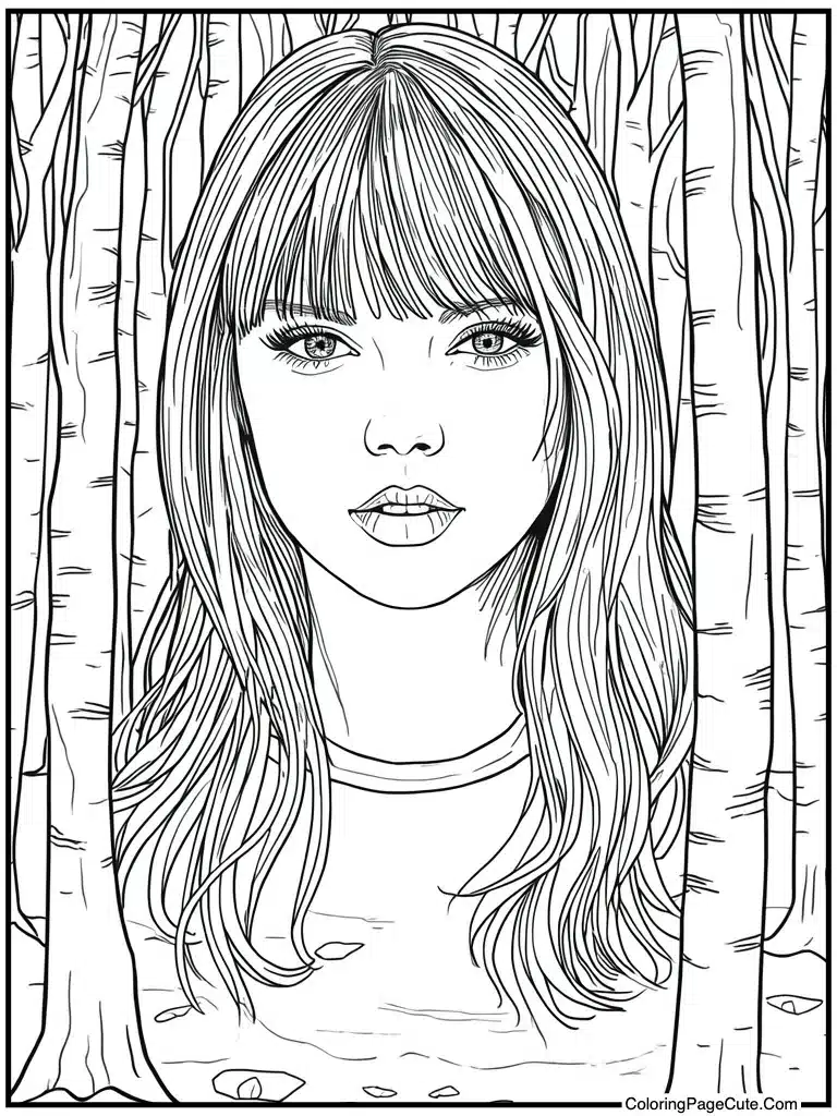 Blonde bangs hair cut