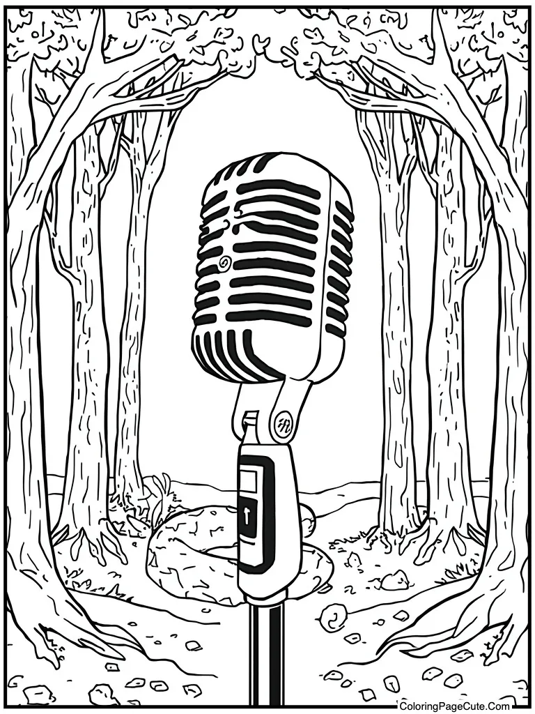 Microphone with snake design