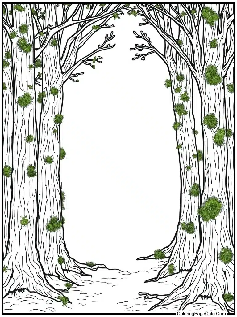 Moss covered piano top