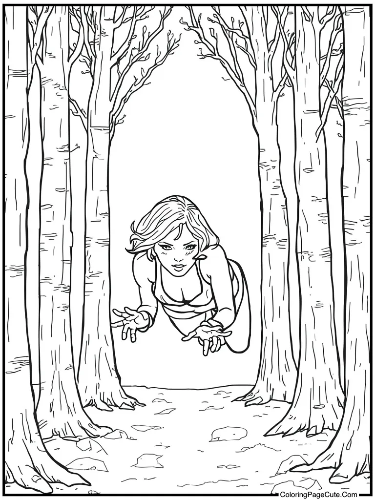 Diving into stage floor