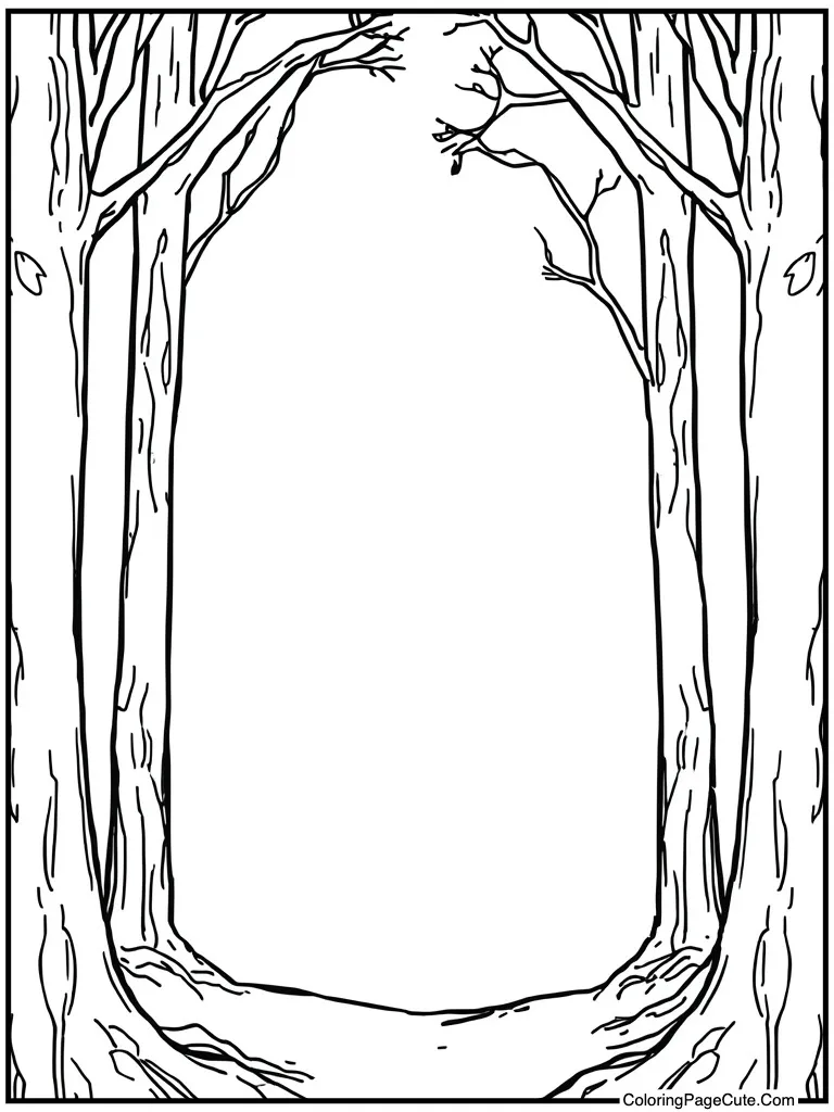 Burning red picture frame