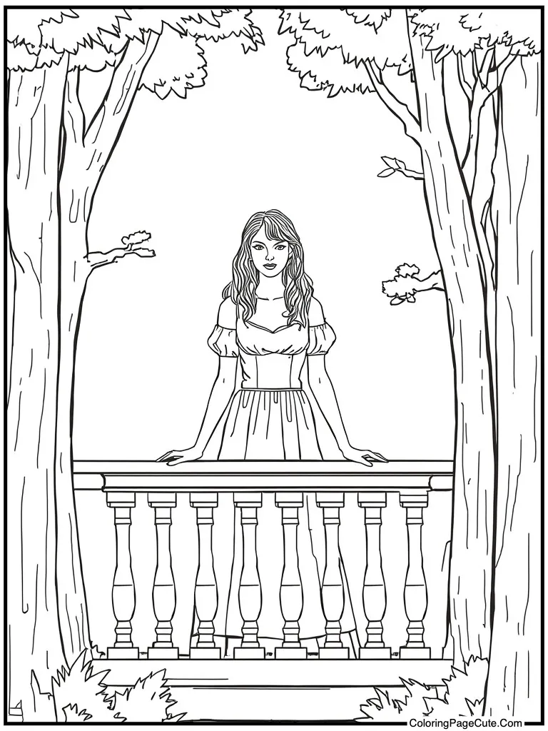 Juliet on the balcony