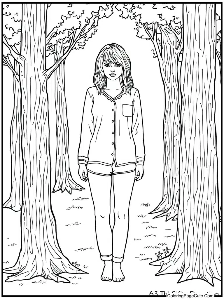 Wearing pajamas at home