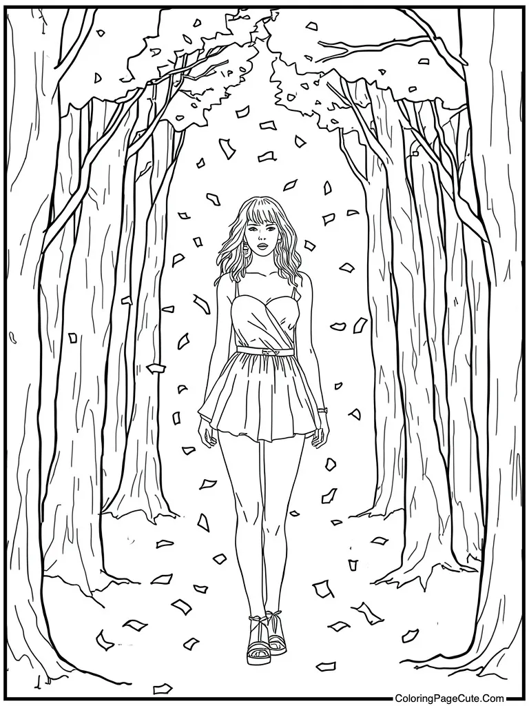 Confetti falling on stage