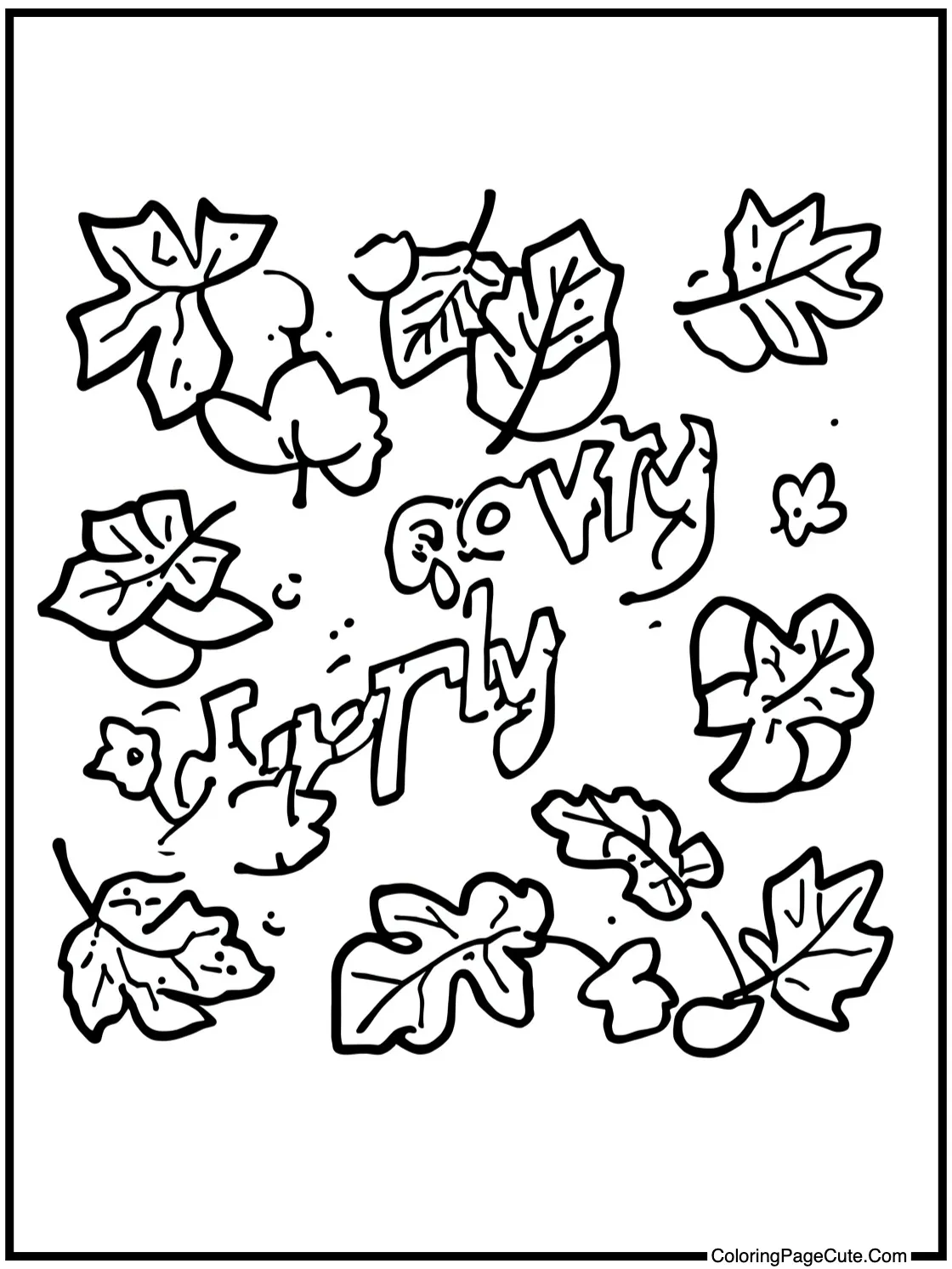 autumn leaves falling gently