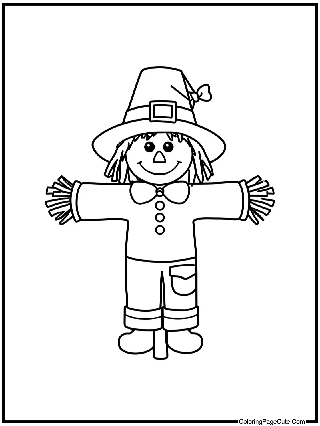 smiling scarecrow friendly