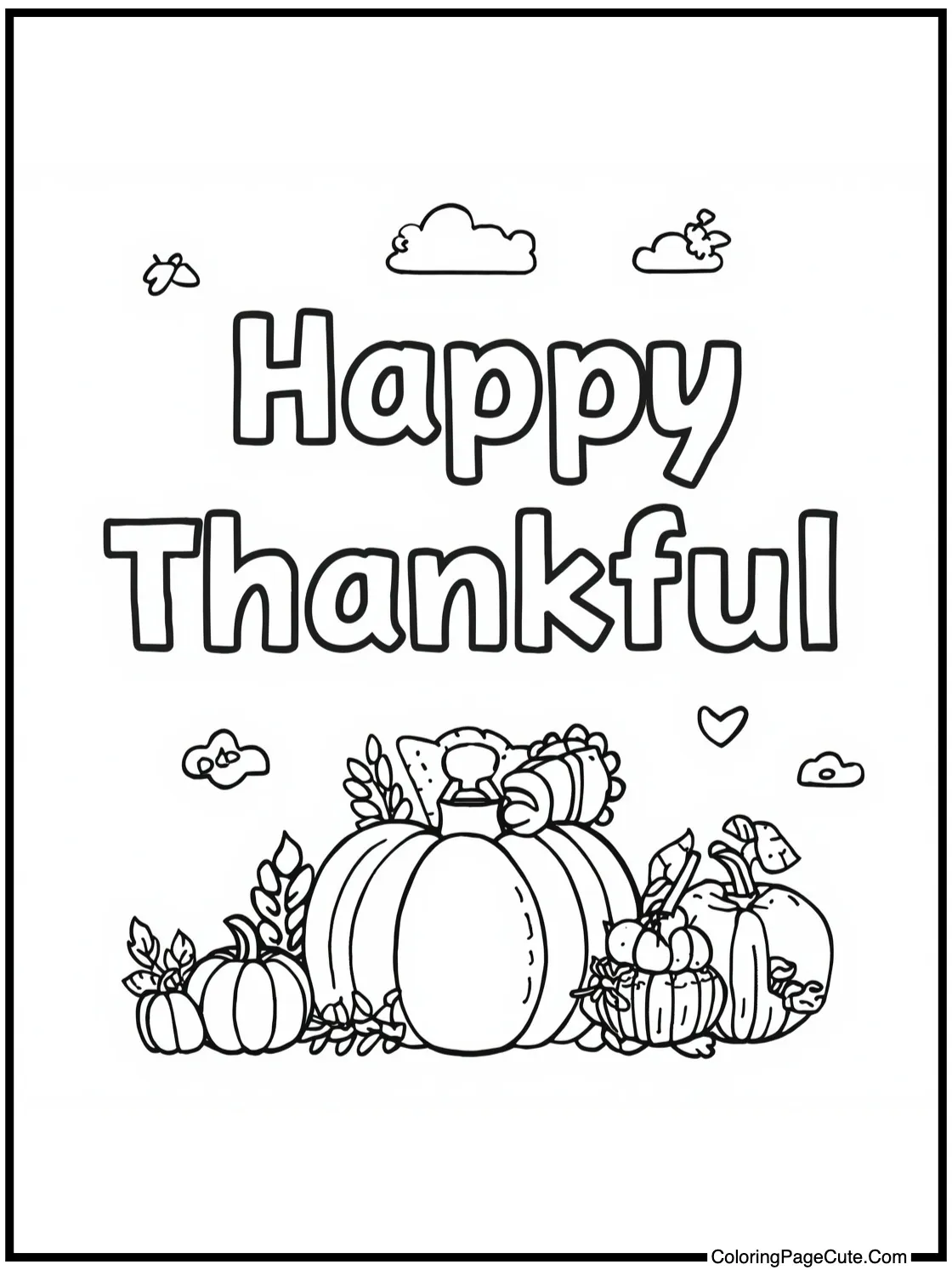 thankful message banner