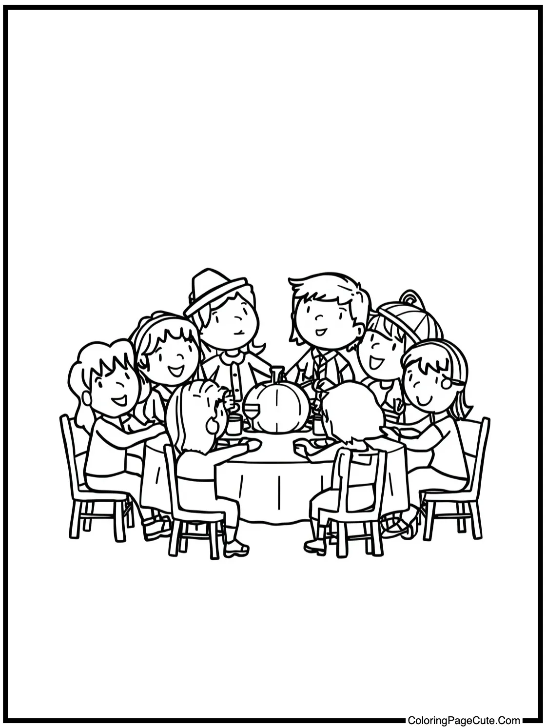 joyful family gathering