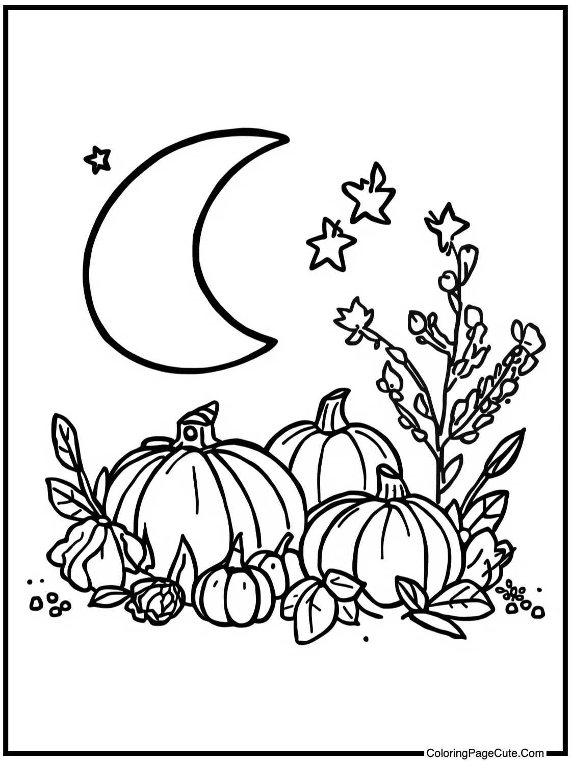 harvest moon glowing