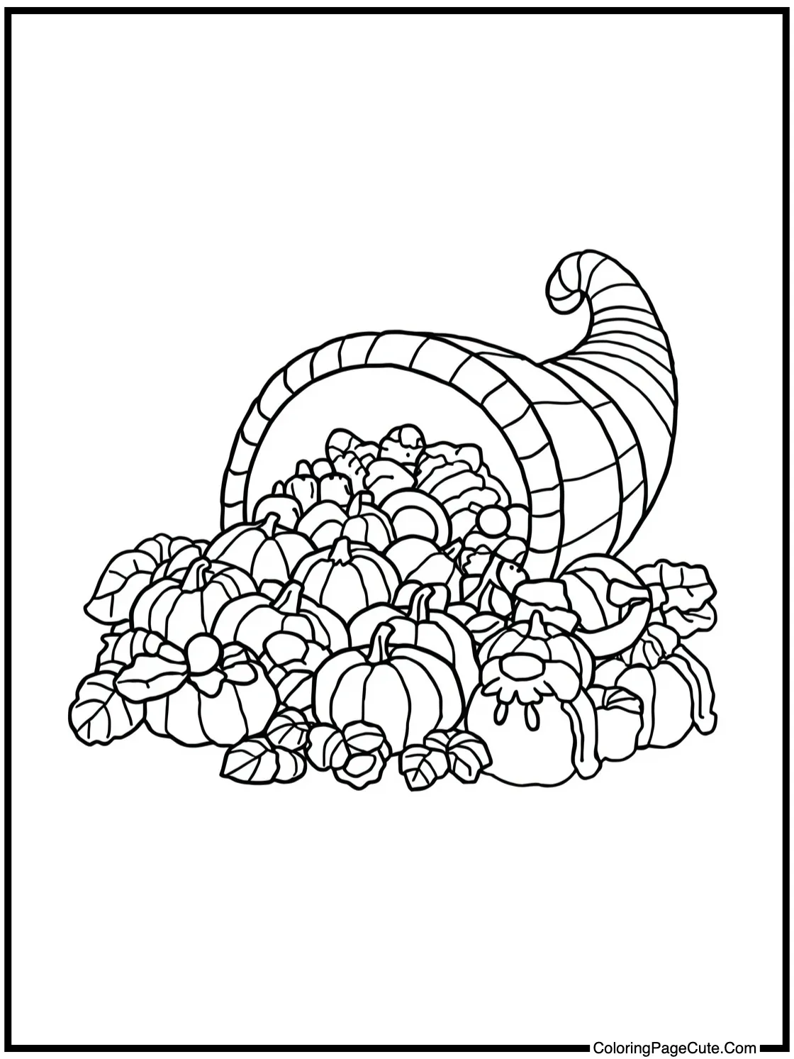 bountiful cornucopia design