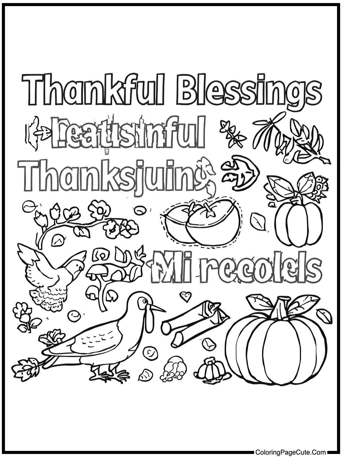 thankful blessings list