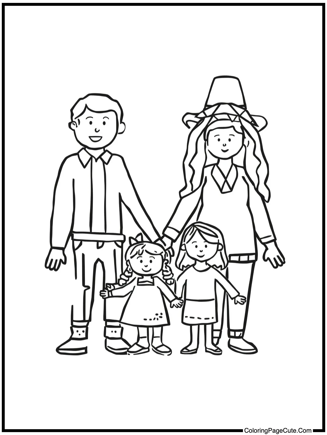 family holding hands