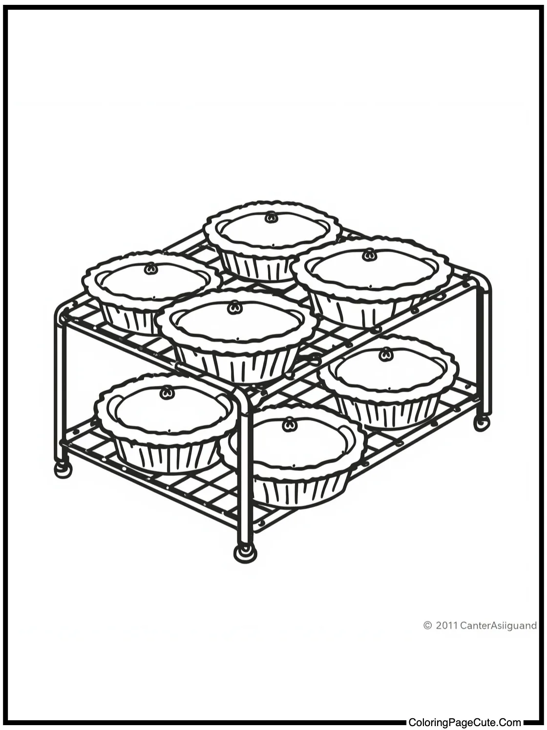 pies cooling rack
