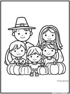 Thanksgiving Coloring Pages