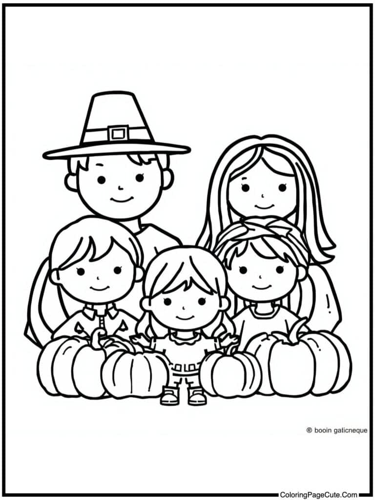 Thanksgiving Coloring Pages