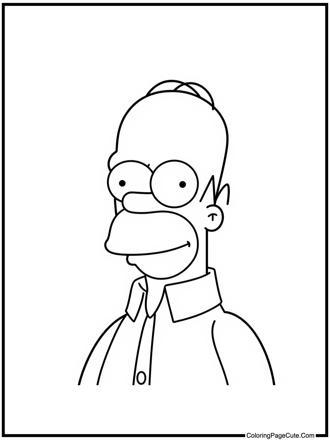 Mr. Burns smiling gently