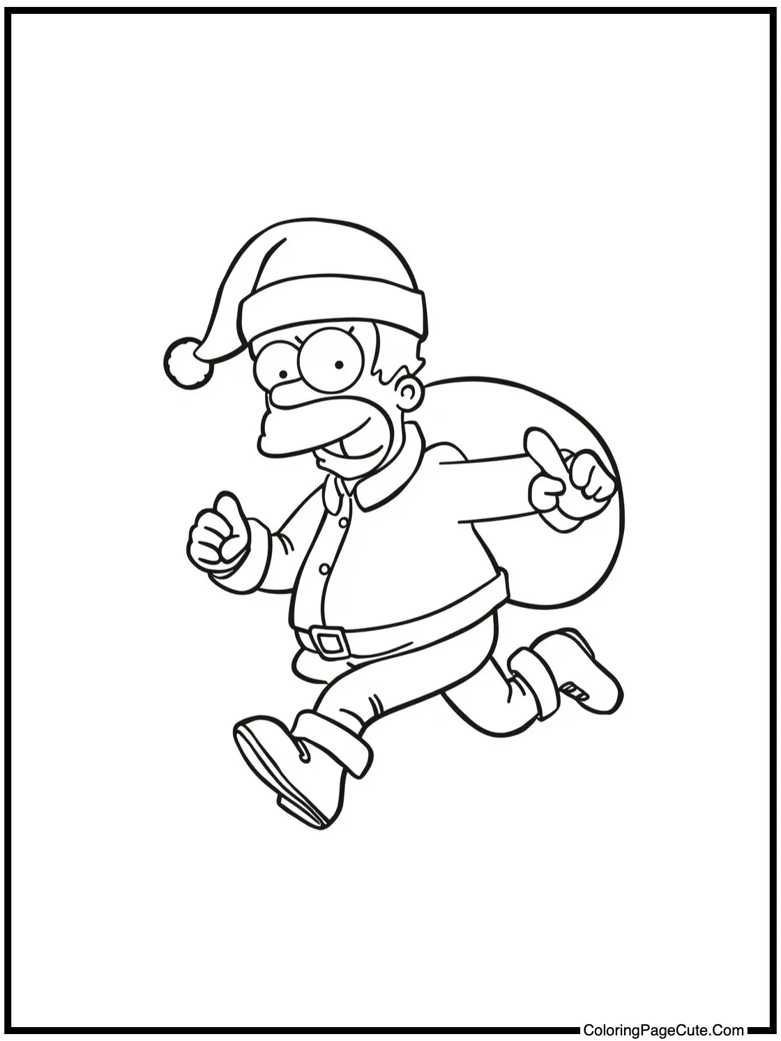 Santa's Little Helper running