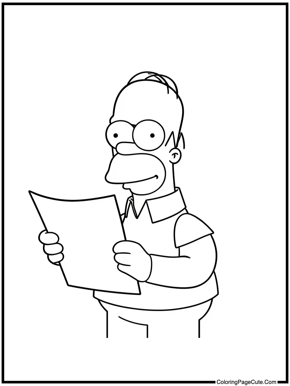 Smithers holding papers