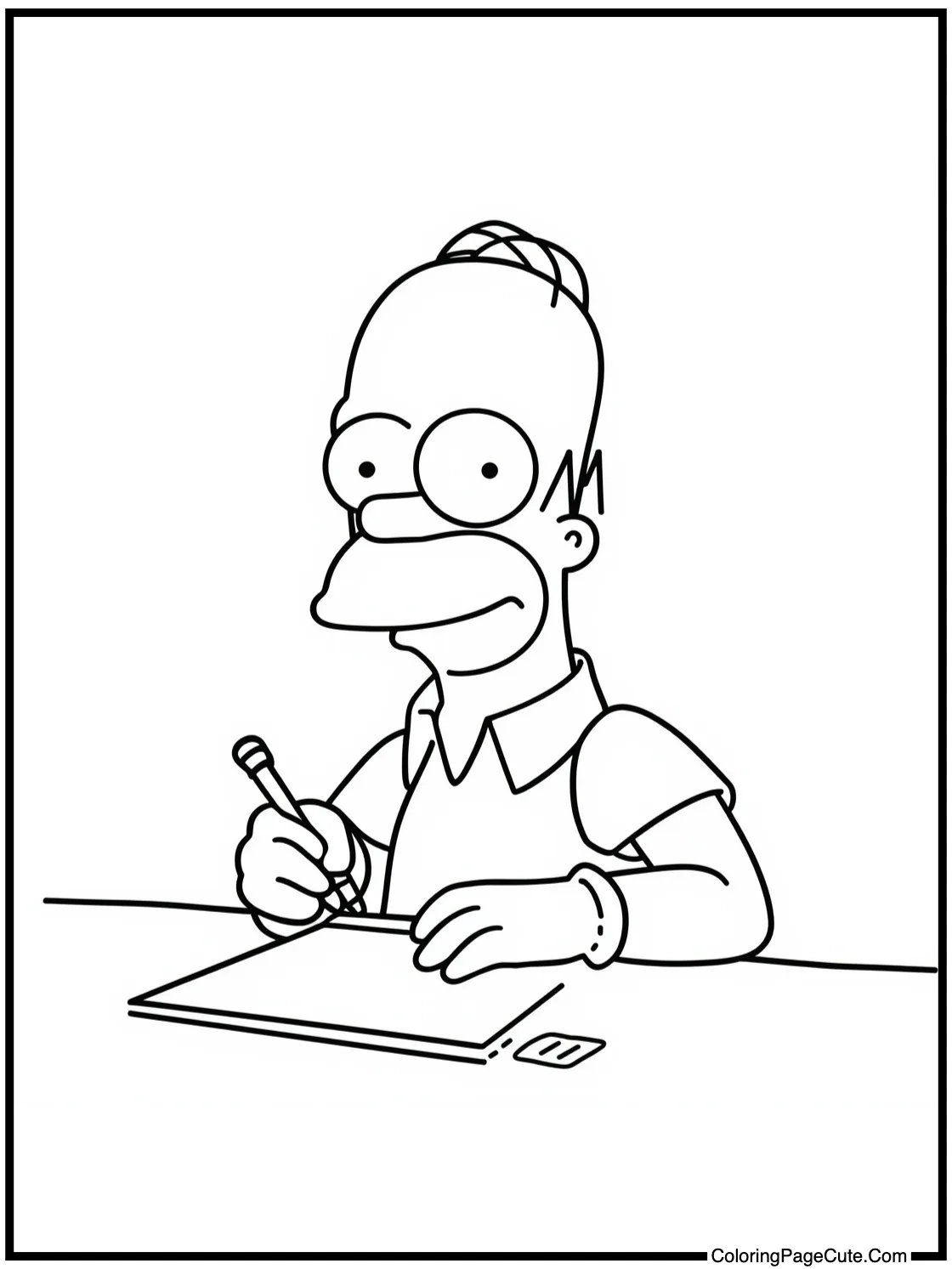 Krusty signing autographs