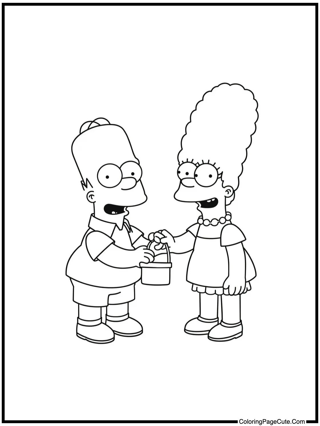 Flanders helping neighbor