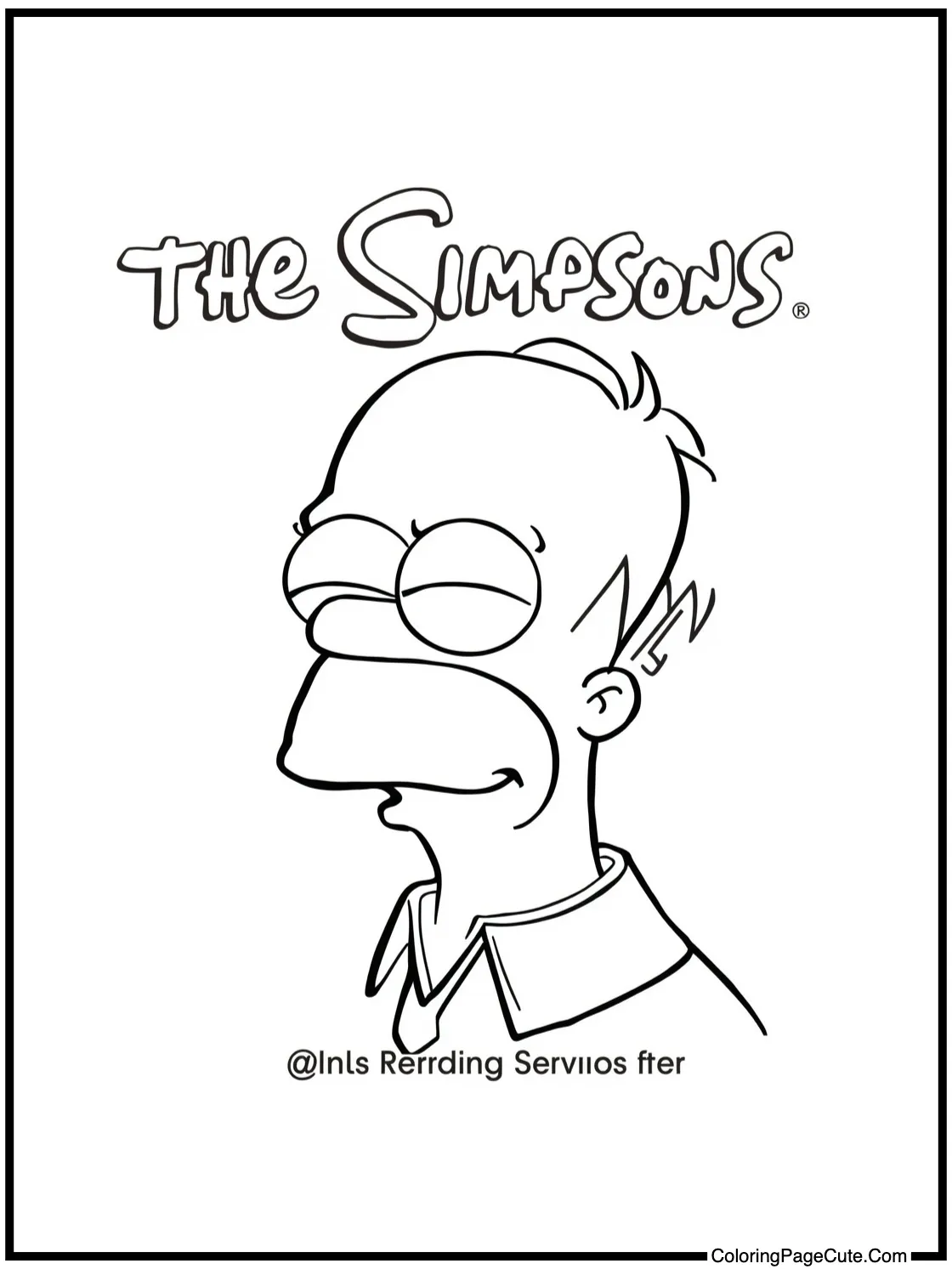 Mr. Burns reading book