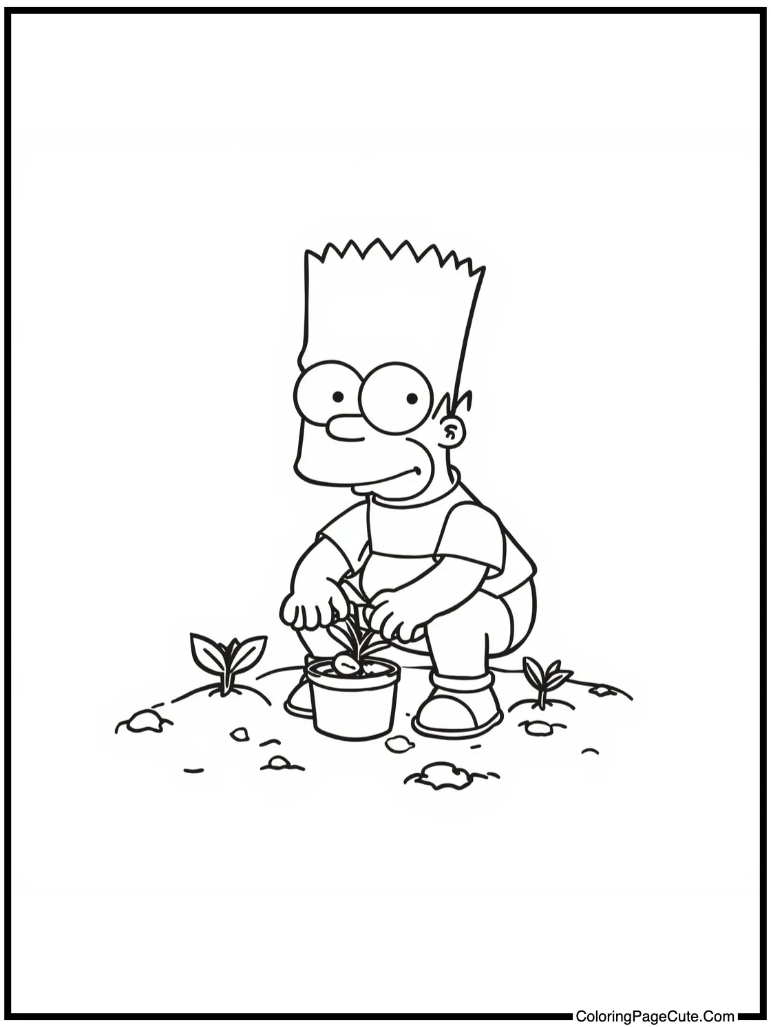 Willie planting seeds