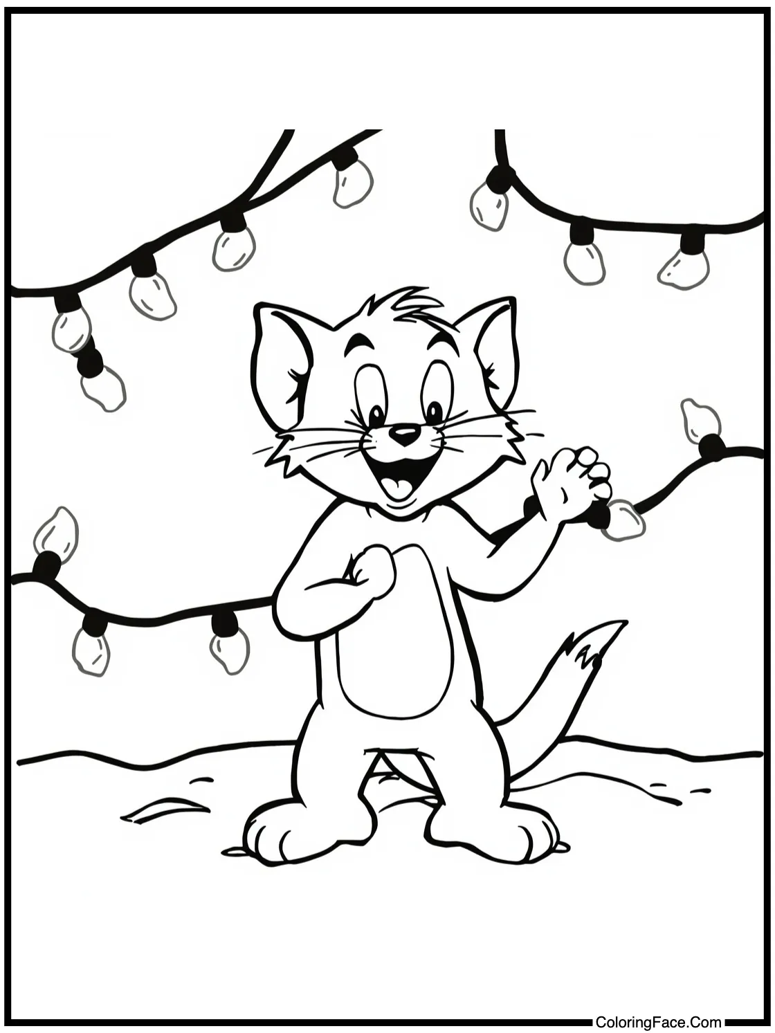 enjoying holiday lights