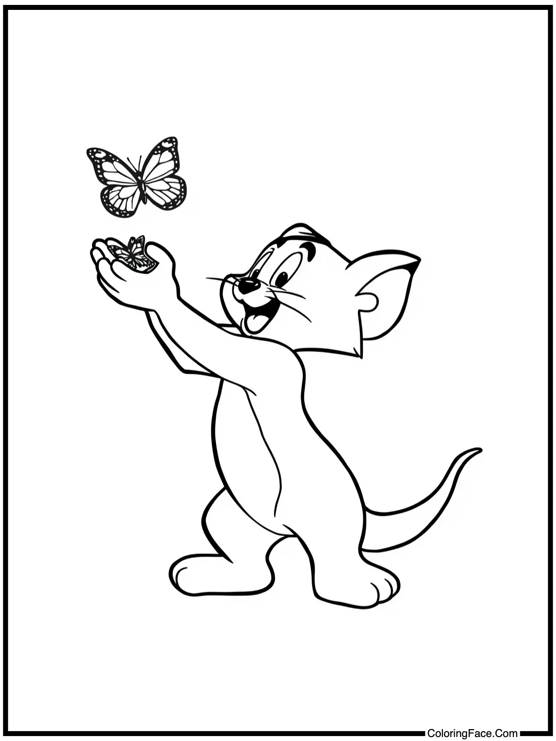 catching butterflies