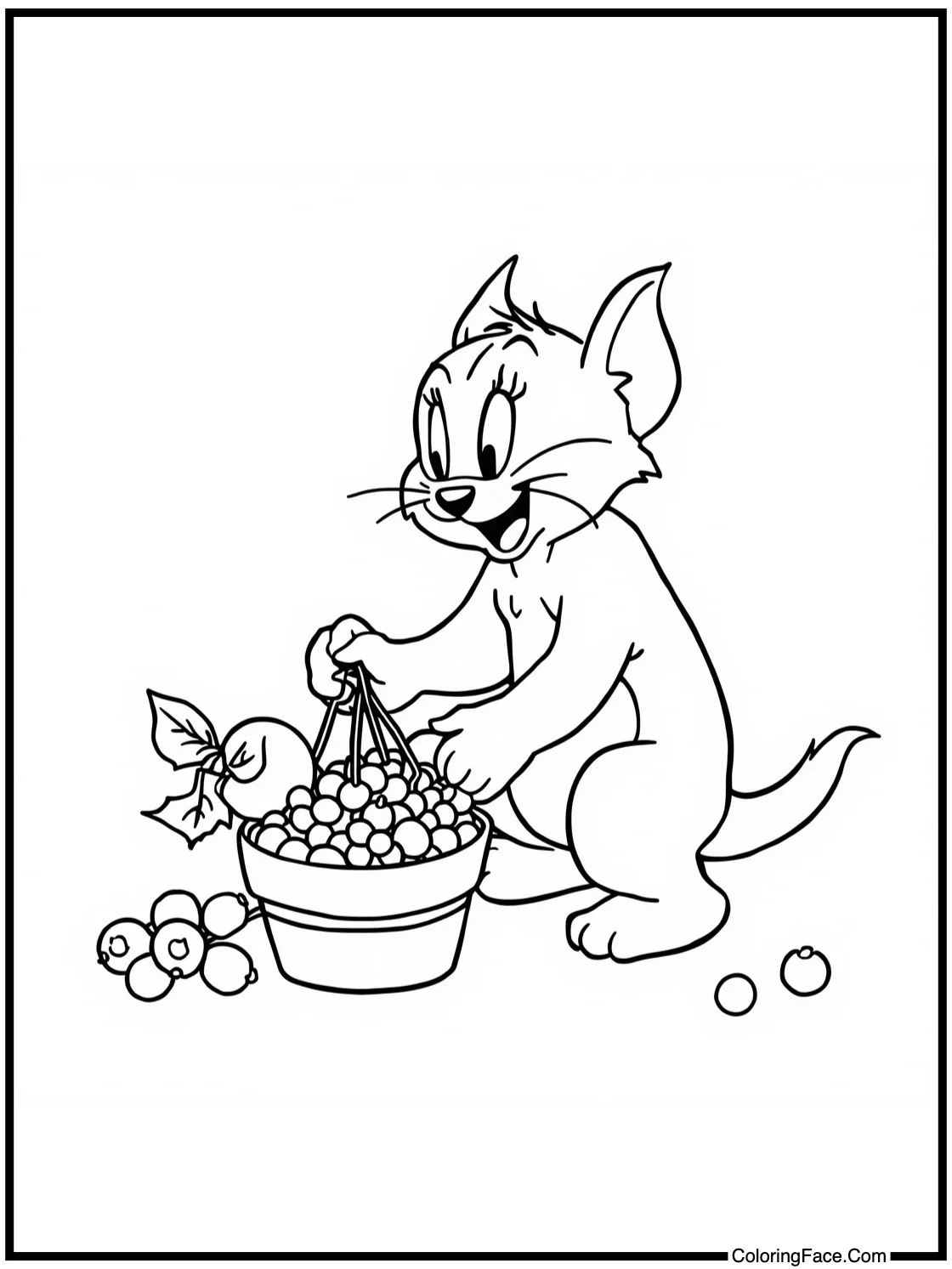 picking fresh berries