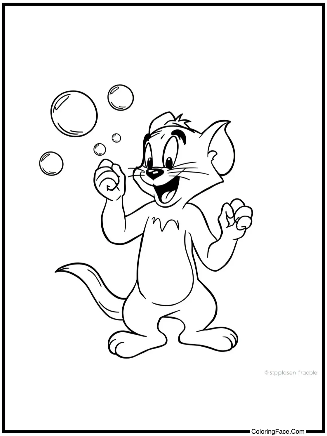 playing with bubbles