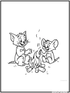 Tom And Jerry Coloring Pages