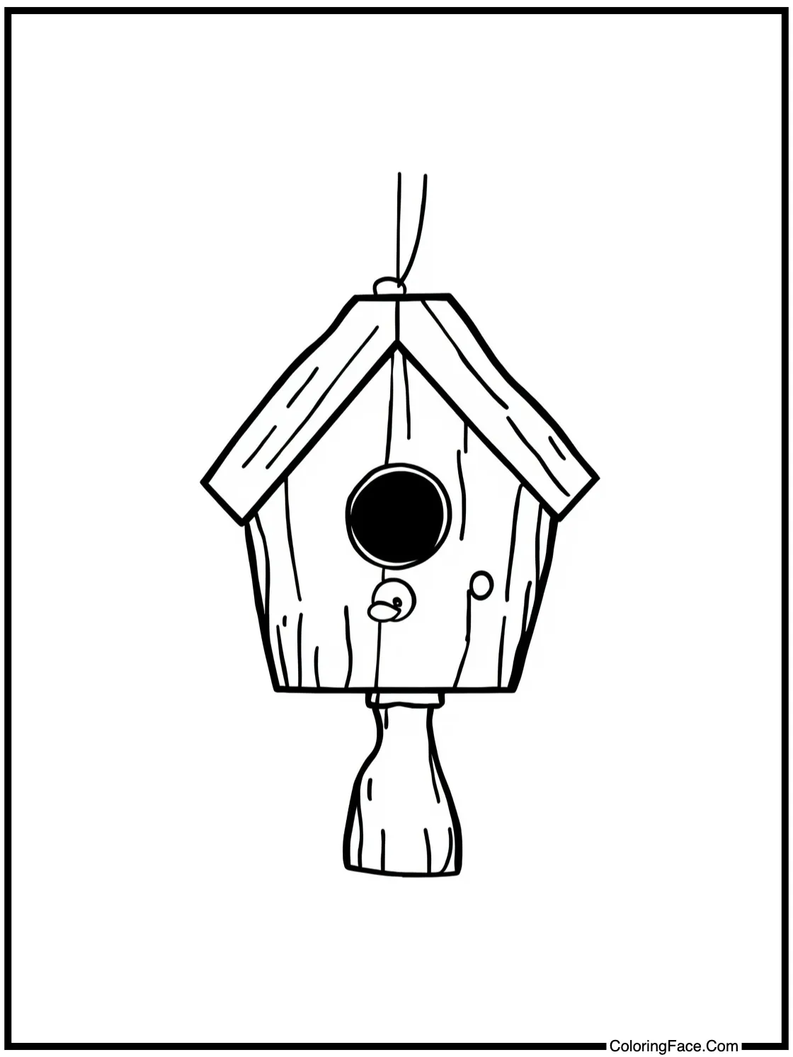 making a birdhouse