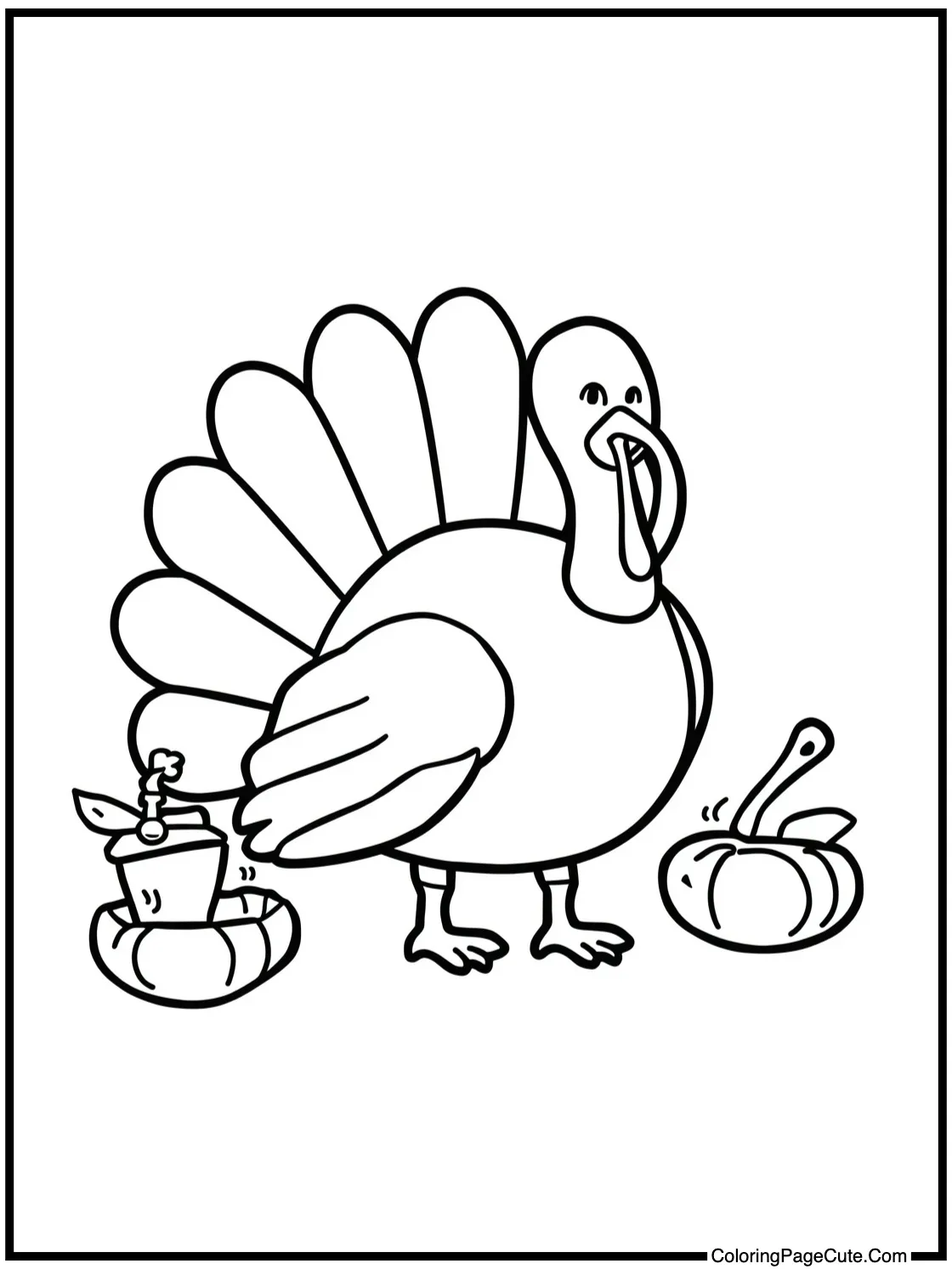 Helping prepare dinner