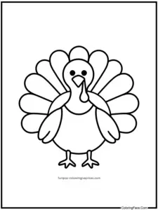 Turkey Coloring Pages