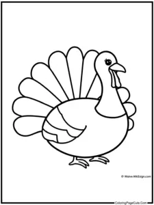 Turkey Coloring Pages