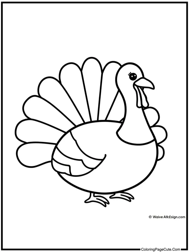 Turkey Coloring Pages